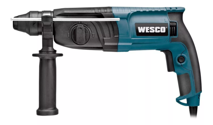 ROTOMARTILLO ELECTRONEUMÁTICO WESCO WS3212K AZUL CON 800W DE POTENCIA 220V